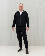 Спортивный костюм петля трёхнитка чёрный